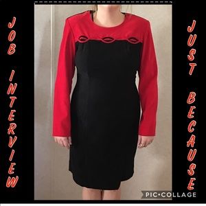 Red/Black Dress